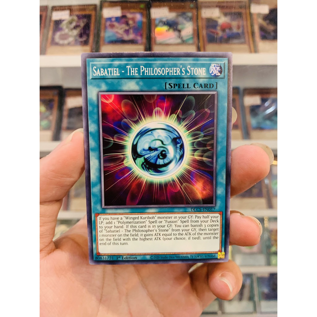 philosopher's stone yugioh card YU-GI-OH! - Sabatiel - The (DRLG-EN015) - Dragons of Legend - 1st Edition Sabatiel - The Philosopher's Stone