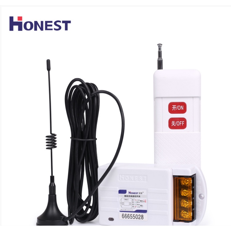 Công tắc remote điều khiển từ xa 5Km Honest (40A/220V) - CÓ CHỨC NĂNG HỌC LỆNH