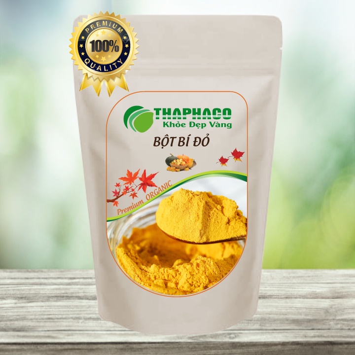 [HCM] Bột Trái Bí Đỏ 100g Uống Làm Đẹp Dưỡng Da THAPHACO