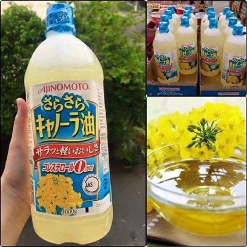 [ Nội Đia Nhật ] Dầu ăn hạt cải Ajnomoto 1000g Japan