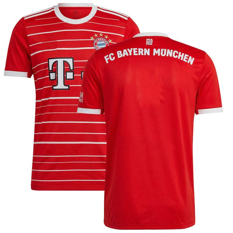 SY3 2022-2023 Sân nhà Bayern Munchen Áo bóng đá Lewandowski Sane Muller Áo bóng đá Jersey Plus size YS3