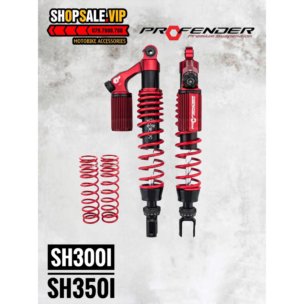 Phuộc ProFenDer Cho Sh300i/Sh350i (Màu Đỏ) | Shopee Việt Nam
