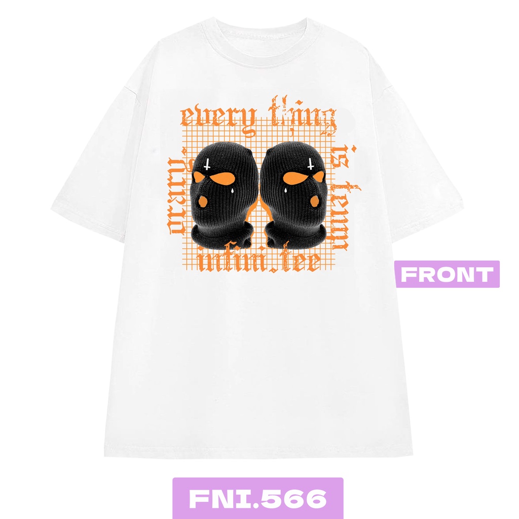 Áo thun INFINITEE Fni0566, Thun 100% Cotton - form rộng Unisex.