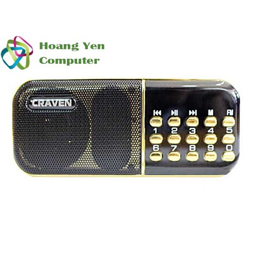 Loa Nghe Thẻ Nhớ, Đài FM CR25A Âm Thanh Cực Lớn - BH 6 Tháng - Hoàng Yến Computer