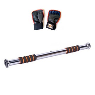 Xà Đơn Treo Tường Gắn Cửa Inox Không Cần Bắt Vít Đại Nam Sport + Tặng Găng Tay Tập Xà