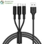 Cáp Sạc Hoco X25 3 Đầu IPhone - Micro Usb - Type C 1M - BH 6 Tháng 1 đổi 1 (MÀU SẮC NGẪU NHIÊN)