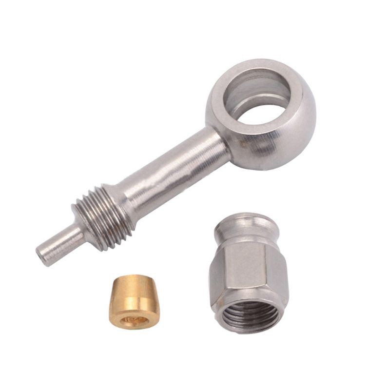 EDB * AN3 10mm Ống phanh bằng thép không gỉ Bộ chuyển đổi đầu cho ô tô Xe máy tự động