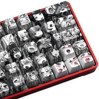 108 Phong Cách Chìa Khóa Ahegao Keycap PBT Thăng Hoa Anime Nhật Bản Keycap Cho Anh Đào Gateron Filco Kailh
