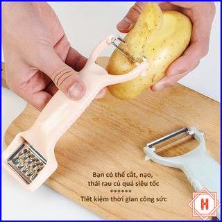 Nạo Rau Củ Quả 2 Đầu Bằng Lúa Mạch tiện dụng { H }