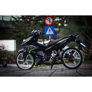 Tem Rời Dán Xe Winner X Mẫu Chữ RS Xanh Lá Đen Cực Chất, Hàng 3 Lớp Chất Lượng Cao .Team Decal