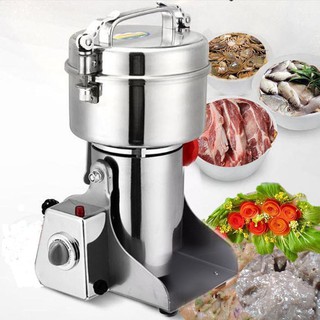 [INOX 304] Máy xay đồ khô đa năng 2000W - Chuyên xay nghiền đồ khô, gạo, thịt cá, hương liệu, gia vị, hạt - Máy xay