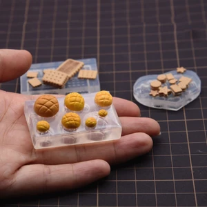 BTF DIY Đúc Dụng Cụ Nướng Bánh Mini Món Tráng Miệng Pha Lê Nhựa Dính Khuôn Bánh Kẹo Sô Cô La Khuôn Silicon