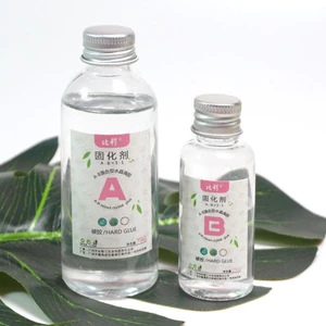 Bộ Keo Nhựa Resin Epoxy Trong Suốt Độ Dính Cao 3:1 AB Làm Trang Sức