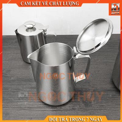 Ca sữa inox có nắp | Shopee Việt Nam