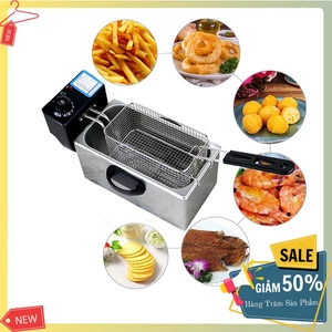 Bếp chiên chuối 4L 2000W hệ thống gia nhiệt kép nóng nhanh, sôi mạnh