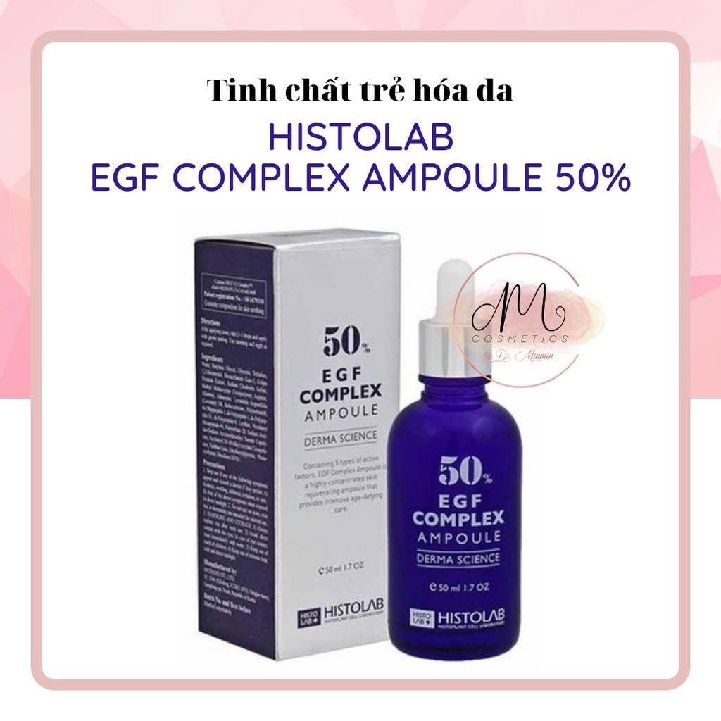 [CHÍNH HÃNG] HISTOLAB TINH CHẤT TRẺ HÓA DA EGF COMPLEX AMPOULE 50