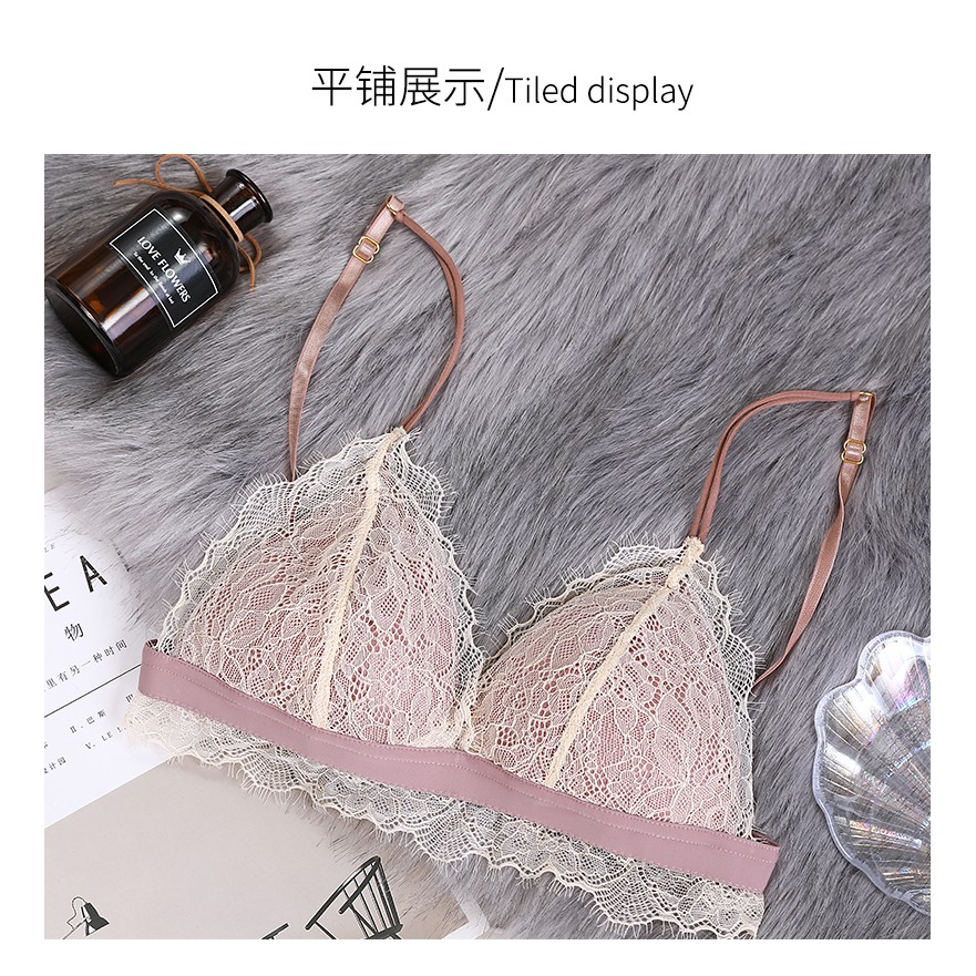 Áo lót Hoa Có Mút Nâng Ngực Không Gọng Thêu Hoa Thời Trang Quyến Rũ Cho Nữ