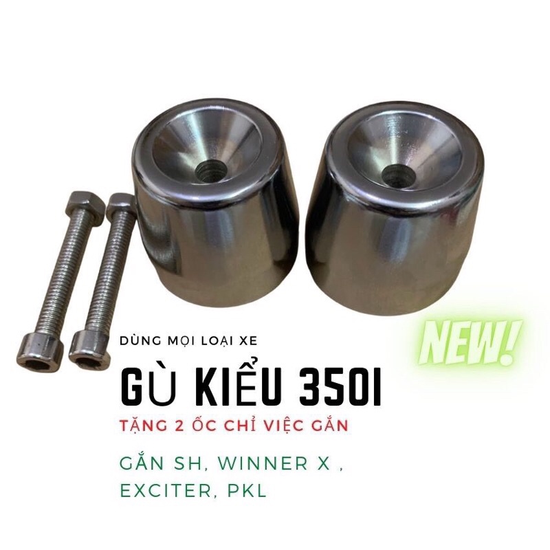 Gù Chống Rung Tay Lái Xe Máy Inox 304 Nặng 0,5Kg Chính Hãng Vinbiker ...