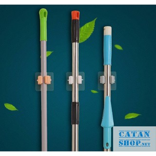 Móc treo chổi dán tường , treo cây lau nhà siêu dính thông minh, tiết kiệm diện tích GD328-Treochoi