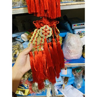 Dây đồng xu Ngũ Đế Lục Đế Bát Bạch Cửu Kỳ tài lộc phong thuỷ