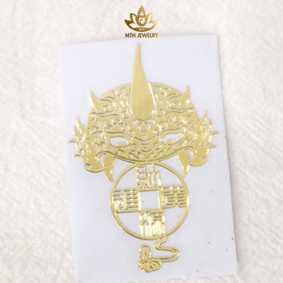 Bộ Miếng Dán Điện Thoại Tài Lộc May Mắn Phong Thủy/Siêu Đẹp - Phù Hợp Các Dòng Điện Thoại - Mộc Trầm Hương MTH