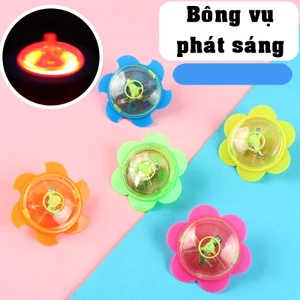 Set 2 con quay nhựa có đèn phát sáng cho bé