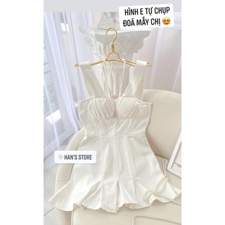 [HAN’S STORE ]ĐẦM CÚP NGỰC XOÈ(ẢNH THẬT)