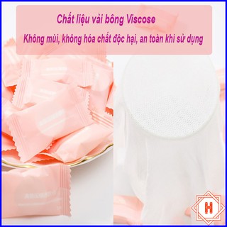 Gói 50 Khăn Giấy Nén Dạng Viên Kẹo Tiện Lợi { H }