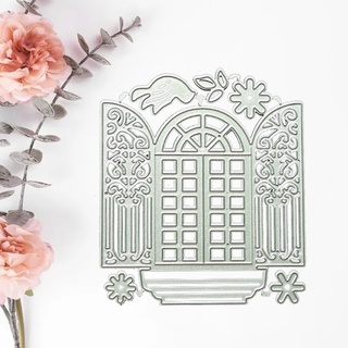 Tình Yêu * Cửa Sổ Cắt Kim Loại Chết Stencil DIY Thêu Sò Album Thẻ Giấy Mẫu Khuôn Dập Nổi Trang Trí
