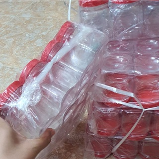 10 lọ nhựa vuông 300ml