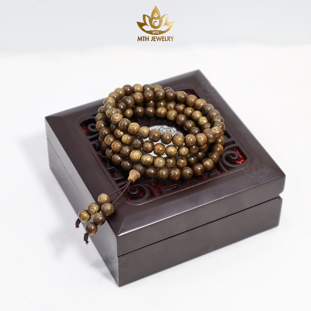 Vòng Tay Trầm Hương Chuỗi Tràng Hạt 108 7mm Trầm Tốc - MTH JEWELRY 