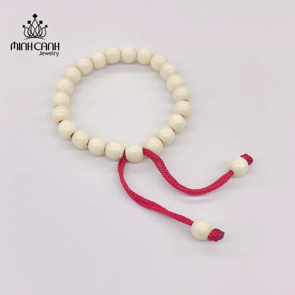 Ảnh Vòng Tay Dâu Tằm Loại Trơn Cho Bé - Minh Canh Jewelry 1