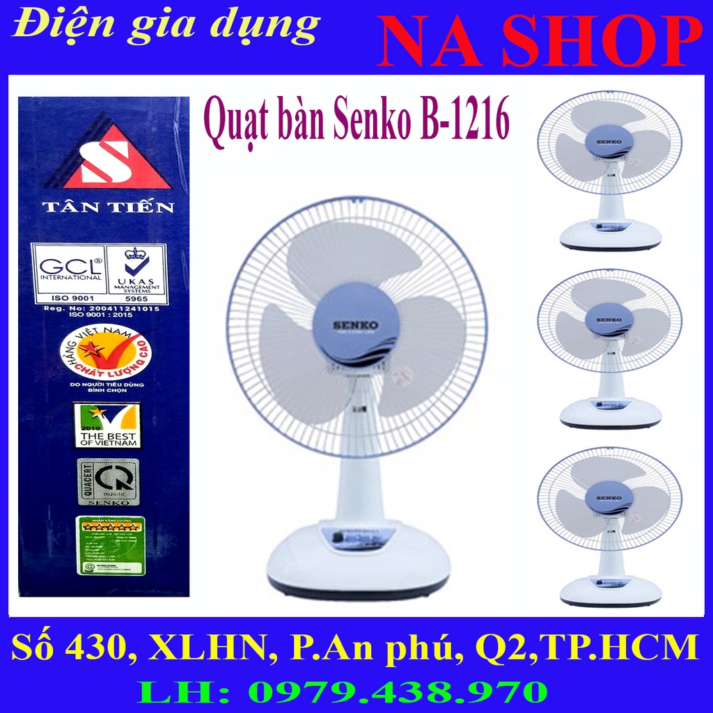 NaShop - Quạt bàn Senko B1216, điện gia dụng (DGD) | Shopee Việt Nam