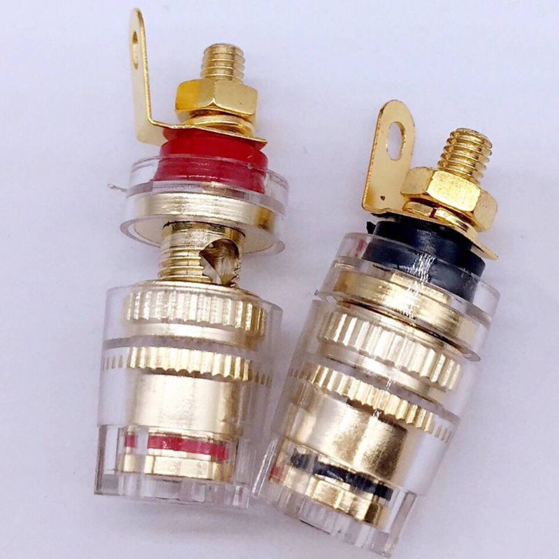 Pcf * 8 Cái Bộ Loa Thiết Bị Đầu Cuối Ràng Buộc Bài 4 Mm Chuối Cắm Ổ Cắm Bộ Khuếch Đại Tần Số Thấp Kết Nối Cho Loa