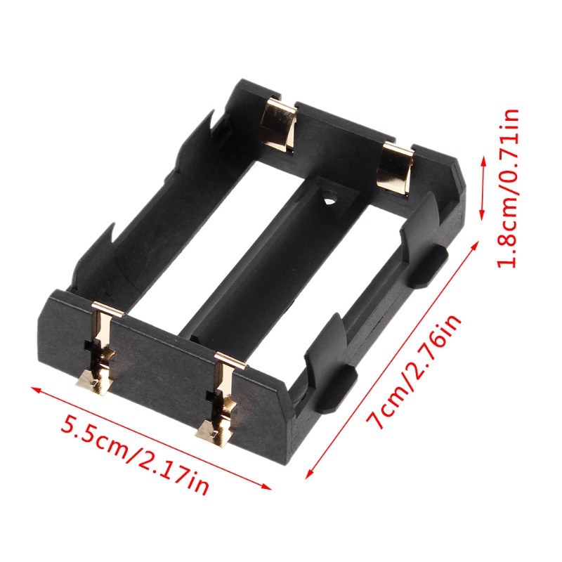 Khay Đựng Pin 2x 26650 3.7v Sạc Lại 4 Chấu Tiện Dụng