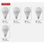 Bóng đèn LED E27 tiết kiệm năng lượng 1W 3W 6W 220V