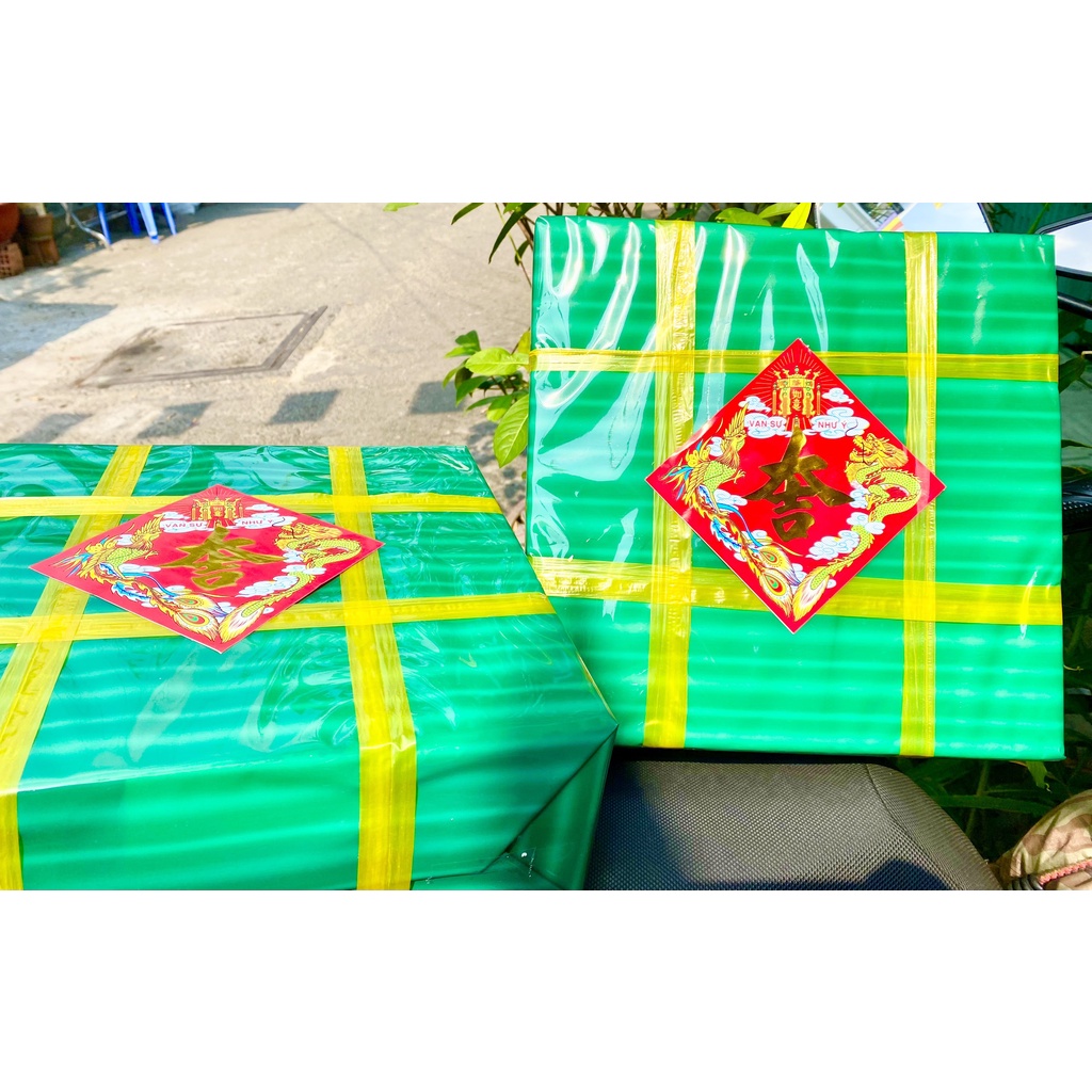 [TẾT 2022] Mô Hình Bánh Chưng Lớn Trang Trí Xuân (30*30*10cm)