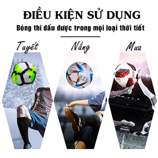Bóng Đá Số 3 4 5, Trái Banh Da PU Cao Cấp Đủ Size Trẻ Em Người Lớn Thi Đấu Sân Cỏ Nhân Tạo & Sân Cỏ Tự Nhiên SIEU H