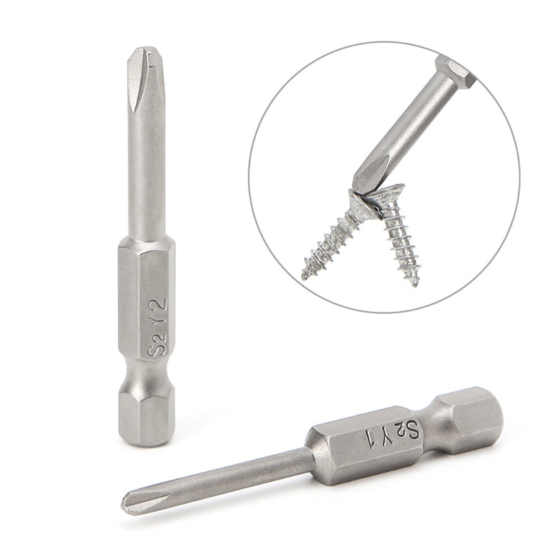Set 2 đầu tua vít nam châm hình chữ Y 50mm 1/ 4'' chuyên dụng