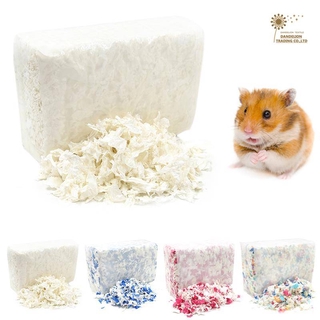 [DELION] Bộ đồ giường Hamster Trang trí tổ Hamster Giấy không bụi Cotton Chuột Lang Lồng Bông Bóng Phụ kiện thú cưng 450g