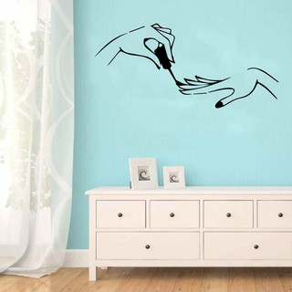 Decal Trang Trí Cửa Tiệm Nail - Spa - HairSalon - Nối Mi Nổi bật, tăng tính thẩm mỹ cho tiệm (P7/9)