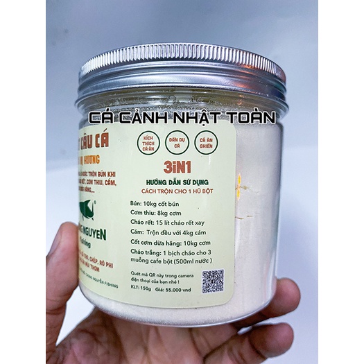 BỘT CÂU CÁ NGŨ VỊ HƯƠNG CHUNG NGUYEN FISHING 150G