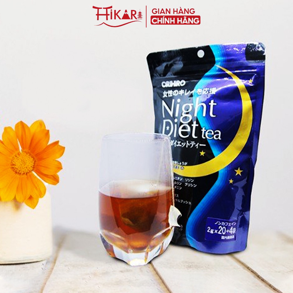 Ảnh Trà giảm cân đêm Night Diet Tea Orihiro Nhật Bản 24 gói/túi và 40 gói/túi 3