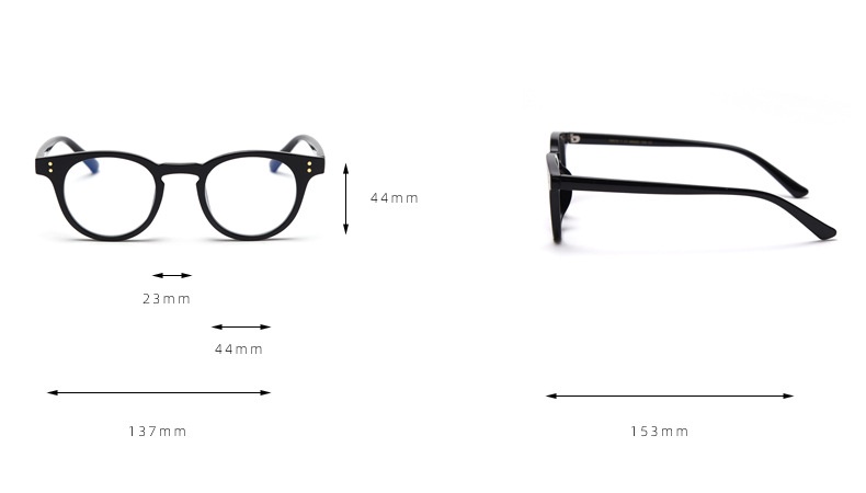 Gọng kính mắt tròn DOKCRAZY LECO