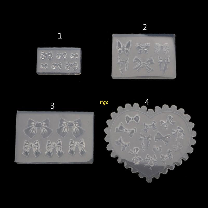 [Hàng mới về] Khuôn silicon tạo hình trang trí móng tay 3d mini tùy chọn kiểu dáng