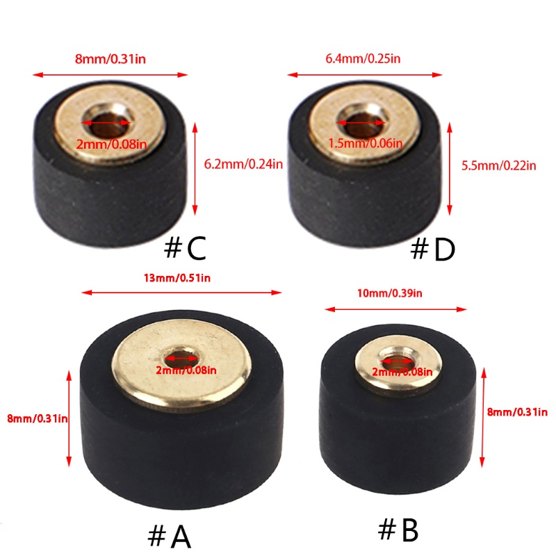 Cartridge Radio Movement Roller Pressure Cassette Belt Pulley for  Player