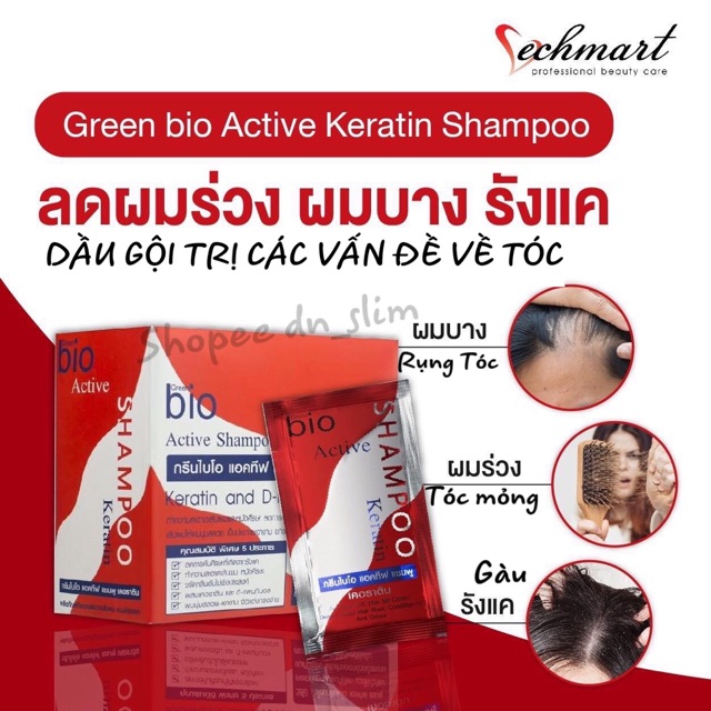 Gói Dầu Gội Green Bio Keratin Shampoo Treatment Shopee Việt Nam