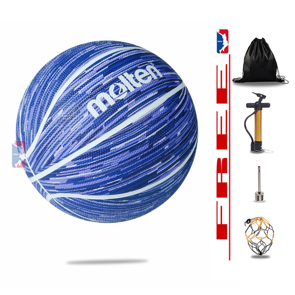 Bóng rổ da Molten GG7X + Tặng Kim bơm và Túi lưới đựng bóng SIÊU HOT