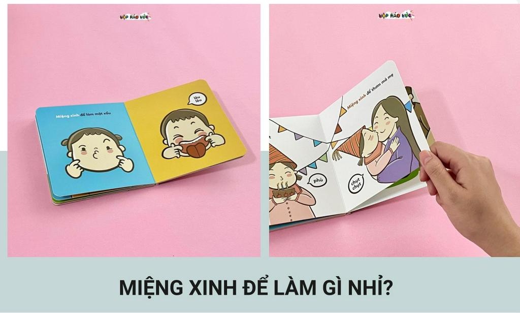Mô tả Combo 4 cuốn sách Bé Yêu Cơ Thể cho bé 0-3 tuổi, giúp con khám phá sự kỳ diệu của cơ thể mình - 3