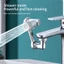 Đầu nối vòi nước thông minh xoay 1080 độ -Vòi nước lắp chậu rửa bát chén inox cao cấp với 2 chế độ nước